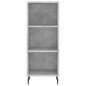 vidaXL Aparador de madera contrachapada gris hormigón 34,5x34x180 cm vidaXL Aparador de madera contrachapada gris hormigón 34,5x34x180 cm