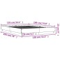 vidaXL Estructura de cama madera de ingeniería roble ahumado 135x190cm vidaXL Estructura de cama madera de ingeniería roble ahumado 135x190cm