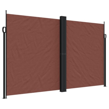 vidaXL Toldo lateral retráctil marrón 200x1000 cm