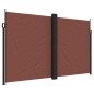 vidaXL Toldo lateral retráctil marrón 200x1000 cm vidaXL Toldo lateral retráctil marrón 200x1000 cm