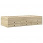 vidaXL Tumbona con cajones madera ingeniería roble Sonoma 75x190 cm vidaXL Tumbona con cajones madera ingeniería roble Sonoma 75x190 cm