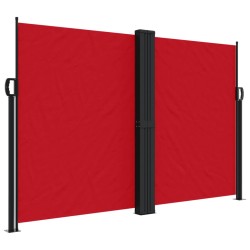 vidaXL Toldo lateral retráctil rojo 160x1000 cm