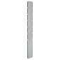 vidaXL Postes de valla de jardín 10 uds acero galvanizado plata 180 cm vidaXL Postes de valla de jardín 10 uds acero galvanizado plata 180 cm