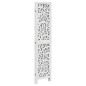 vidaXL Biombo separador de 4 paneles madera maciza Paulownia blanco vidaXL Biombo separador de 4 paneles madera maciza Paulownia blanco