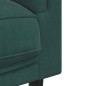 vidaXL Sofá con cojines 2 plazas terciopelo verde oscuro vidaXL Sofá con cojines 2 plazas terciopelo verde oscuro