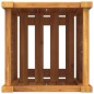 vidaXL Jardinera con forro madera maciza de acacia 31x31x50 cm vidaXL Jardinera con forro madera maciza de acacia 31x31x50 cm