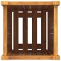 vidaXL Jardinera con forro madera maciza de acacia 31x31x75 cm vidaXL Jardinera con forro madera maciza de acacia 31x31x75 cm