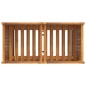 vidaXL Jardinera con forro madera maciza de acacia 84x42x100 cm vidaXL Jardinera con forro madera maciza de acacia 84x42x100 cm