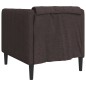 vidaXL Sillón de tela marrón oscuro vidaXL Sillón de tela marrón oscuro