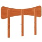 vidaXL Cabecero de cama madera maciza de pino marrón cera 120 cm
