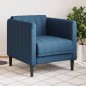 vidaXL Sillón de tela azul vidaXL Sillón de tela azul
