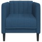 vidaXL Sillón de tela azul vidaXL Sillón de tela azul