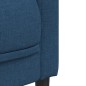 vidaXL Sillón de tela azul vidaXL Sillón de tela azul
