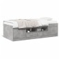 vidaXL Tumbona con cajones madera ingeniería gris hormigón 90x200 cm vidaXL Tumbona con cajones madera ingeniería gris hormigón 90x200 cm