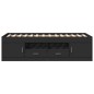 vidaXL Tumbona con cajones madera de ingeniería negro 90x200 cm vidaXL Tumbona con cajones madera de ingeniería negro 90x200 cm