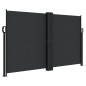 vidaXL Toldo lateral retráctil negro 140x600 cm vidaXL Toldo lateral retráctil negro 140x600 cm