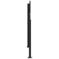 vidaXL Toldo lateral retráctil negro 140x600 cm vidaXL Toldo lateral retráctil negro 140x600 cm