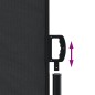 vidaXL Toldo lateral retráctil negro 140x600 cm vidaXL Toldo lateral retráctil negro 140x600 cm