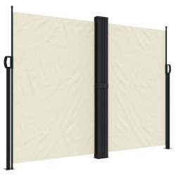 vidaXL Toldo lateral retráctil crema 180x600 cm