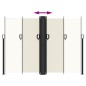 vidaXL Toldo lateral retráctil crema 180x600 cm vidaXL Toldo lateral retráctil crema 180x600 cm