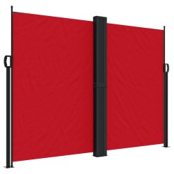 vidaXL Toldo lateral retráctil rojo 180x600 cm