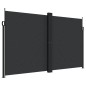 vidaXL Toldo lateral retráctil negro 200x600 cm vidaXL Toldo lateral retráctil negro 200x600 cm