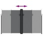 vidaXL Toldo lateral retráctil negro 200x600 cm vidaXL Toldo lateral retráctil negro 200x600 cm