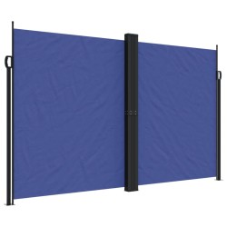 vidaXL Toldo lateral retráctil azul 200x600 cm