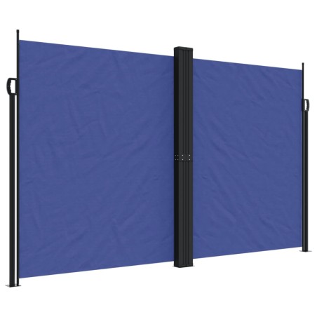 vidaXL Toldo lateral retráctil azul 200x600 cm