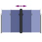 vidaXL Toldo lateral retráctil azul 200x600 cm vidaXL Toldo lateral retráctil azul 200x600 cm