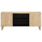 vidaXL Mueble de TV madera maciza de mango 105x33x46 cm