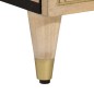 vidaXL Mueble de TV madera maciza de mango 105x33x46 cm