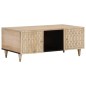 vidaXL Mesa de centro de madera maciza mango 100x54x40 cm vidaXL Mesa de centro de madera maciza mango 100x54x40 cm