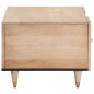 vidaXL Mesa de centro de madera maciza mango 100x54x40 cm vidaXL Mesa de centro de madera maciza mango 100x54x40 cm