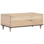 vidaXL Mesa de centro de madera maciza mango 100x54x40 cm vidaXL Mesa de centro de madera maciza mango 100x54x40 cm