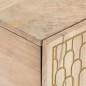 vidaXL Mesa de centro de madera maciza mango 100x54x40 cm vidaXL Mesa de centro de madera maciza mango 100x54x40 cm