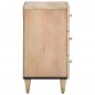 vidaXL Mesita de noche madera maciza de mango 50x33x60 cm vidaXL Mesita de noche madera maciza de mango 50x33x60 cm