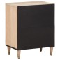 vidaXL Mesita de noche madera maciza de mango 50x33x60 cm vidaXL Mesita de noche madera maciza de mango 50x33x60 cm