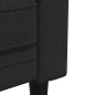 vidaXL Juego de sofás 2 piezas tela negro vidaXL Juego de sofás 2 piezas tela negro