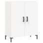 vidaXL Aparador alto madera contrachapada blanco 69,5x34x180 cm vidaXL Aparador alto madera contrachapada blanco 69,5x34x180 cm