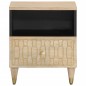 vidaXL Mesitas de noche 2 uds madera maciza de mango 40x33x46 cm vidaXL Mesitas de noche 2 uds madera maciza de mango 40x33x46 cm