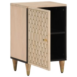 vidaXL Mueble de baño madera maciza de mango 38x33x58 cm