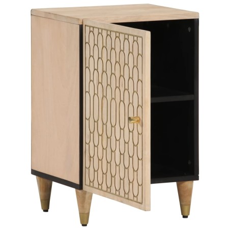 vidaXL Mueble de baño madera maciza de mango 38x33x58 cm