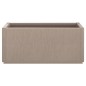 vidaXL Jardinera PP marrón claro 80x36x35 cm vidaXL Jardinera PP marrón claro 80x36x35 cm