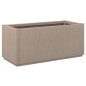 vidaXL Jardinera PP marrón claro 80x36x35 cm vidaXL Jardinera PP marrón claro 80x36x35 cm