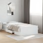 vidaXL Cama con cajones madera de ingeniería blanca 90x200 cm vidaXL Cama con cajones madera de ingeniería blanca 90x200 cm