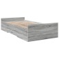 vidaXL Cama con cajones madera de ingeniería gris Sonoma 75x190 cm vidaXL Cama con cajones madera de ingeniería gris Sonoma 75x190 cm