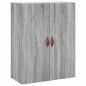 vidaXL Aparador alto madera contrachapada gris sonoma 69,5x34x180 cm vidaXL Aparador alto madera contrachapada gris sonoma 69,5x34x180 cm
