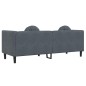 vidaXL Sofá con cojines 3 plazas terciopelo gris oscuro vidaXL Sofá con cojines 3 plazas terciopelo gris oscuro