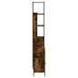 vidaXL Set de muebles baño 3 pzas madera contrachapada roble ahumado vidaXL Set de muebles baño 3 pzas madera contrachapada roble ahumado